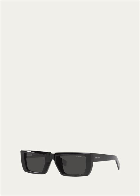 rectangle prada glasses|prada rectangle acetate sunglasses.